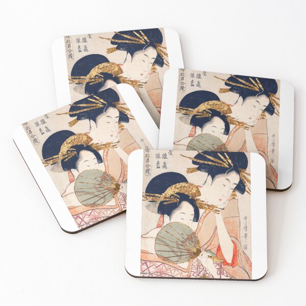 Aperçu de l'œuvre Illustration vintage de femmes japonaises traditionnelles - Art japonais créée et vendue par TSLAB.