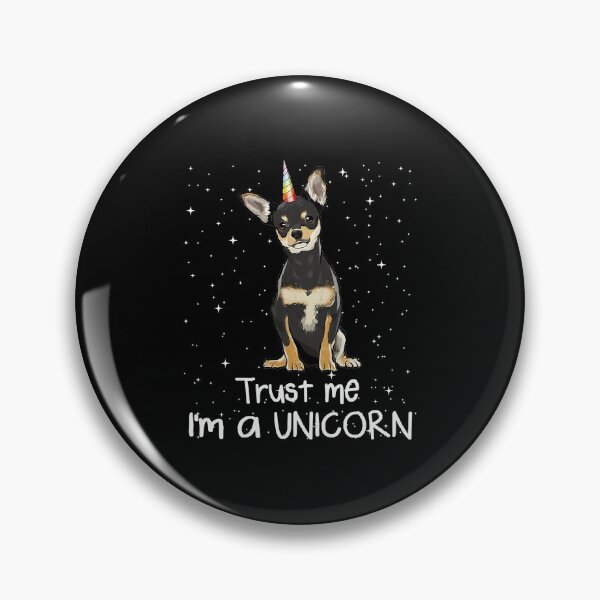 Item preview, Black Chihuahua Trust Me Im A Unicorn Dog designed and sold by EleanorDuncan.