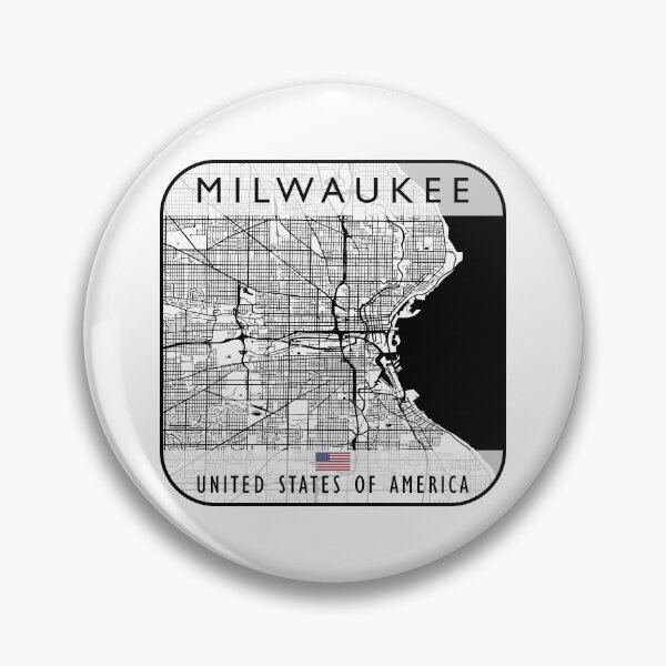 Artikelvorschau, MILWAUKEE KARTE USA entworfen und verkauft von hatimelhag.