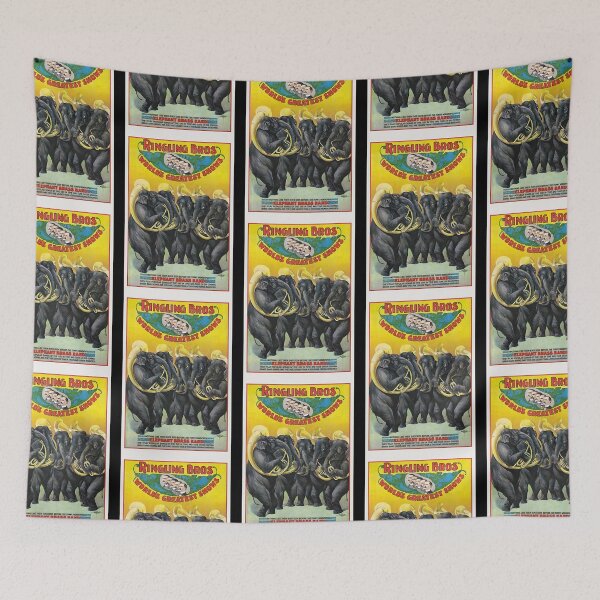 Item preview, Ringling Brothers USA 1899 Vintage Poster  designed and sold by linziferioli55.