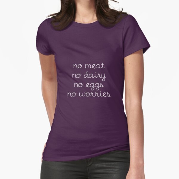 vegan friendly Fitted T-Shirt
