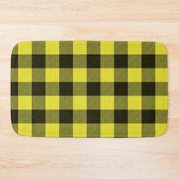 Item preview, Buffalo Plaid, Yellow Black Woven Plaid, Lumberjack plaid, flannel plaid, yellow black check pattern designed and sold by Nostrathomas66.