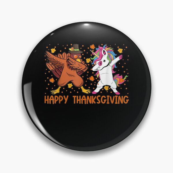 Item preview, Dabbing Turkey Unicorn Happy Thanksgiving Cute Pilgrim Hat  designed and sold by AlvaShop.