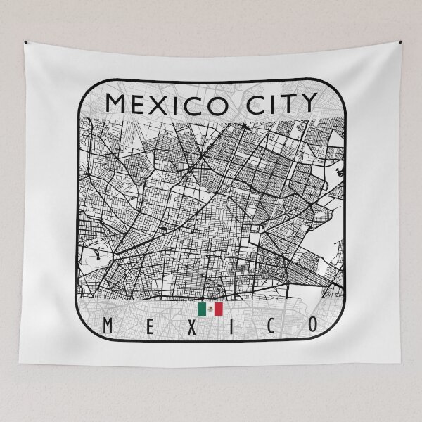 Item preview, MEXICO CITY MAP MEXICO designed and sold by hatimelhag.