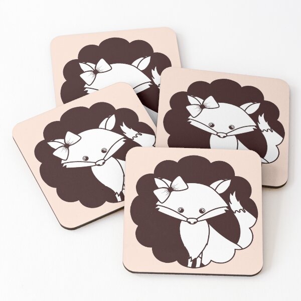 Item preview, Cute Baby Fox girl Face-Aesthetic Baby Fox Boho Animal  designed and sold by Red-ElYoubi.