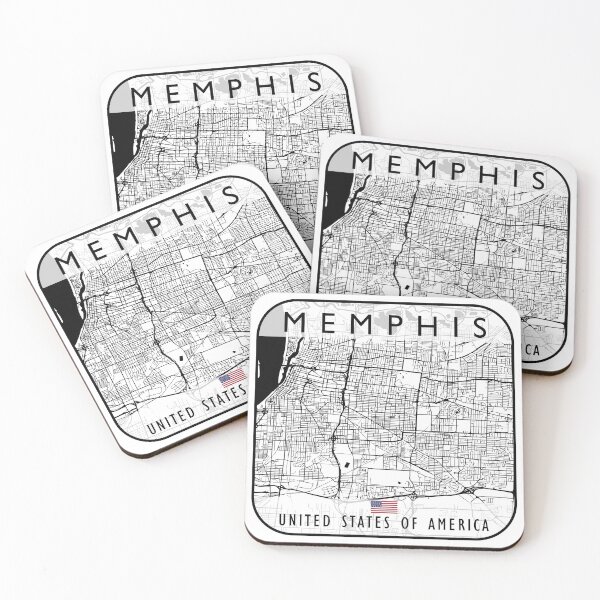 Item preview, MEMPHIS MAP USA designed and sold by hatimelhag.