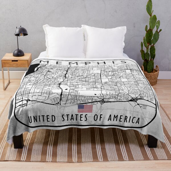 Item preview, MEMPHIS MAP USA designed and sold by hatimelhag.