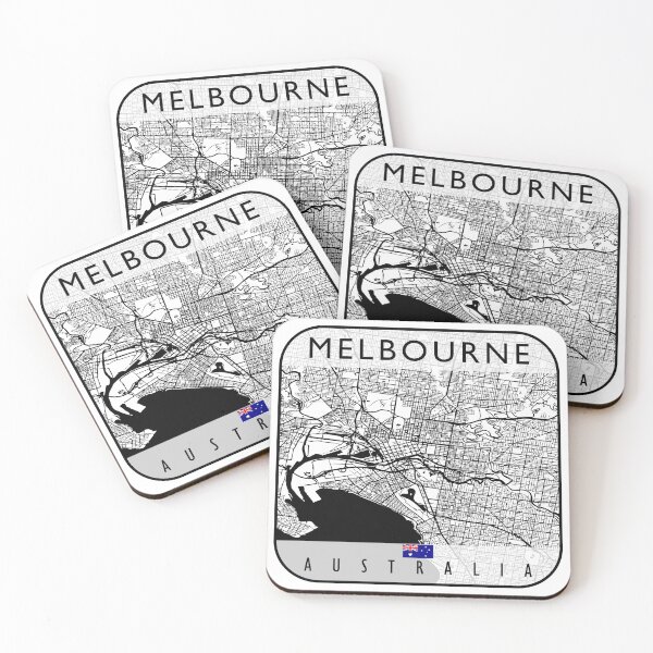 Item preview, MELBOURNE MAP AUSTRALIA designed and sold by hatimelhag.