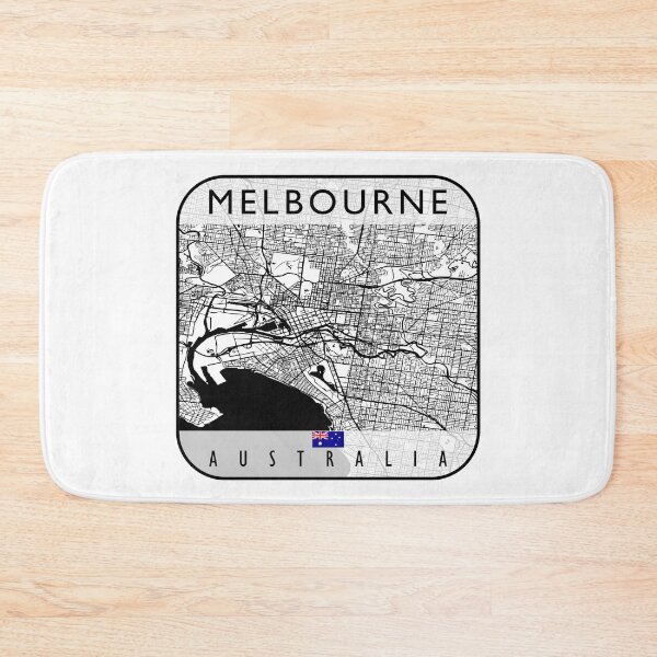 Item preview, MELBOURNE MAP AUSTRALIA designed and sold by hatimelhag.