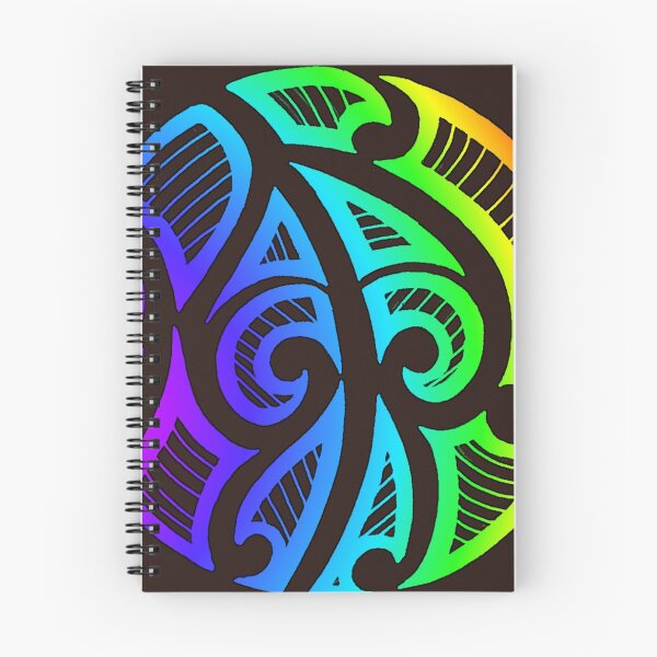 Item preview, Maori tribal retro neon color designed and sold by attracdionz.
