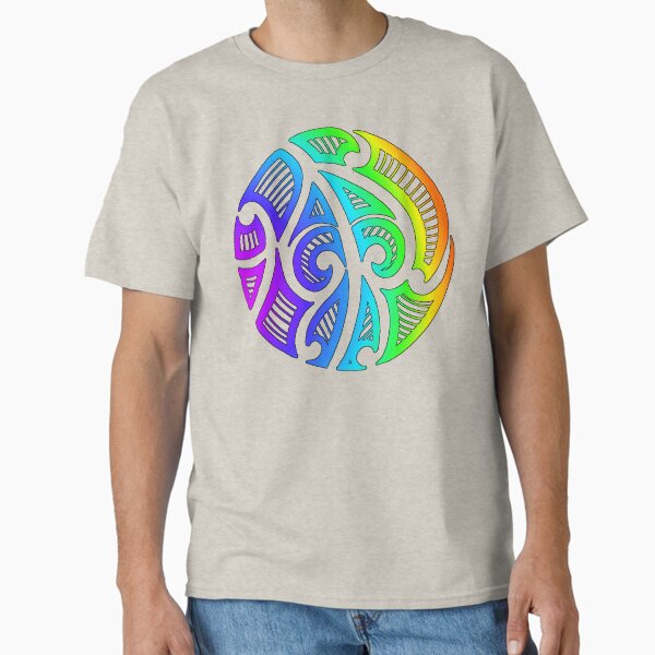 Item preview, Couleur néon rétro tribal maori designed and sold by attracdionz.
