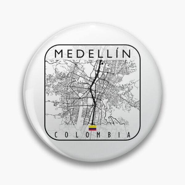 Item preview, MEDELLIN MAP COLOMBIA designed and sold by hatimelhag.