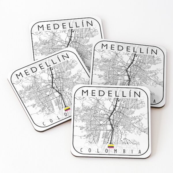 Item preview, MEDELLIN MAP COLOMBIA designed and sold by hatimelhag.