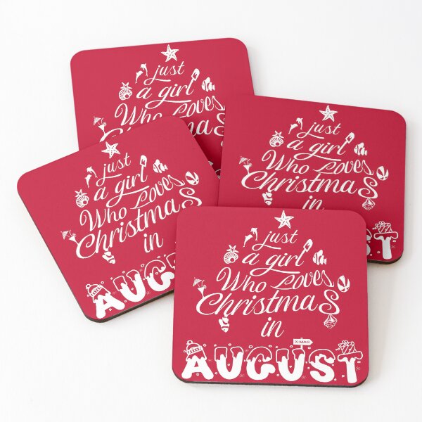 Item preview, Just a girl who loves christmas in august	 designed and sold by PhotoPrise.