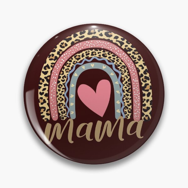 Item preview, leopard rainbow mama pink heart funny for mom cute cool designed and sold by Decconer.