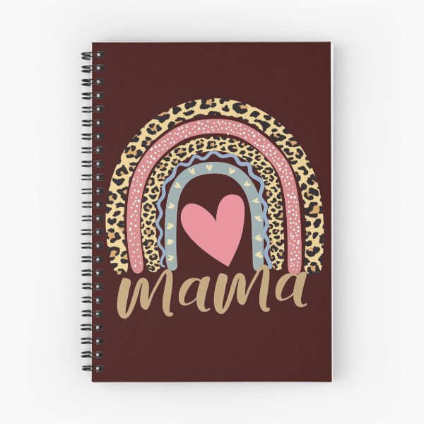 Item preview, leopard rainbow mama pink heart funny for mom cute cool designed and sold by Decconer.