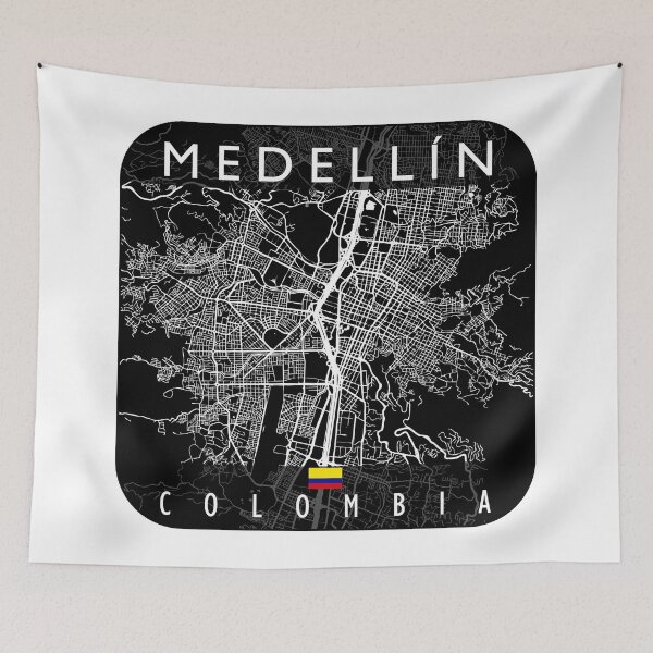Item preview, MEDELLIN MAP COLOMBIA designed and sold by hatimelhag.