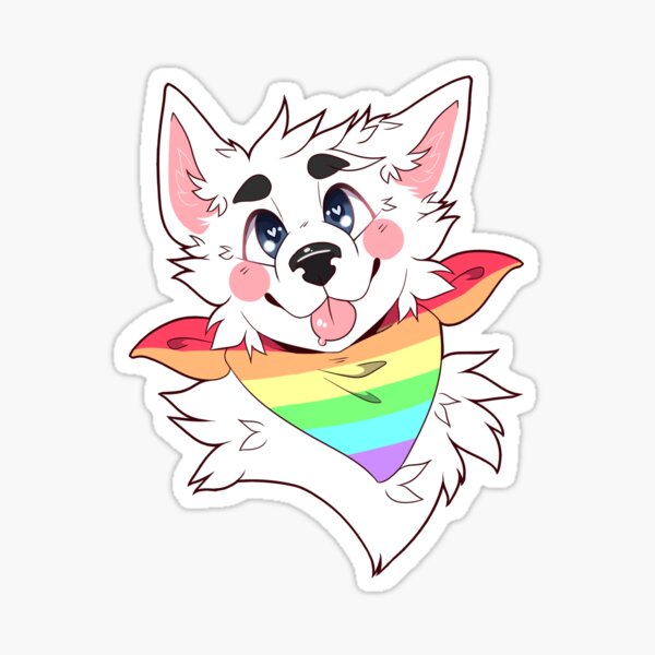 Paquete Orgullo | Perro del orgullo gay Pegatina