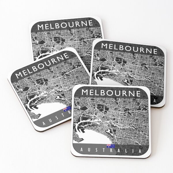 Item preview, MELBOURNE MAP AUSTRALIA designed and sold by hatimelhag.