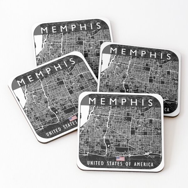 Item preview, MEMPHIS MAP USA designed and sold by hatimelhag.