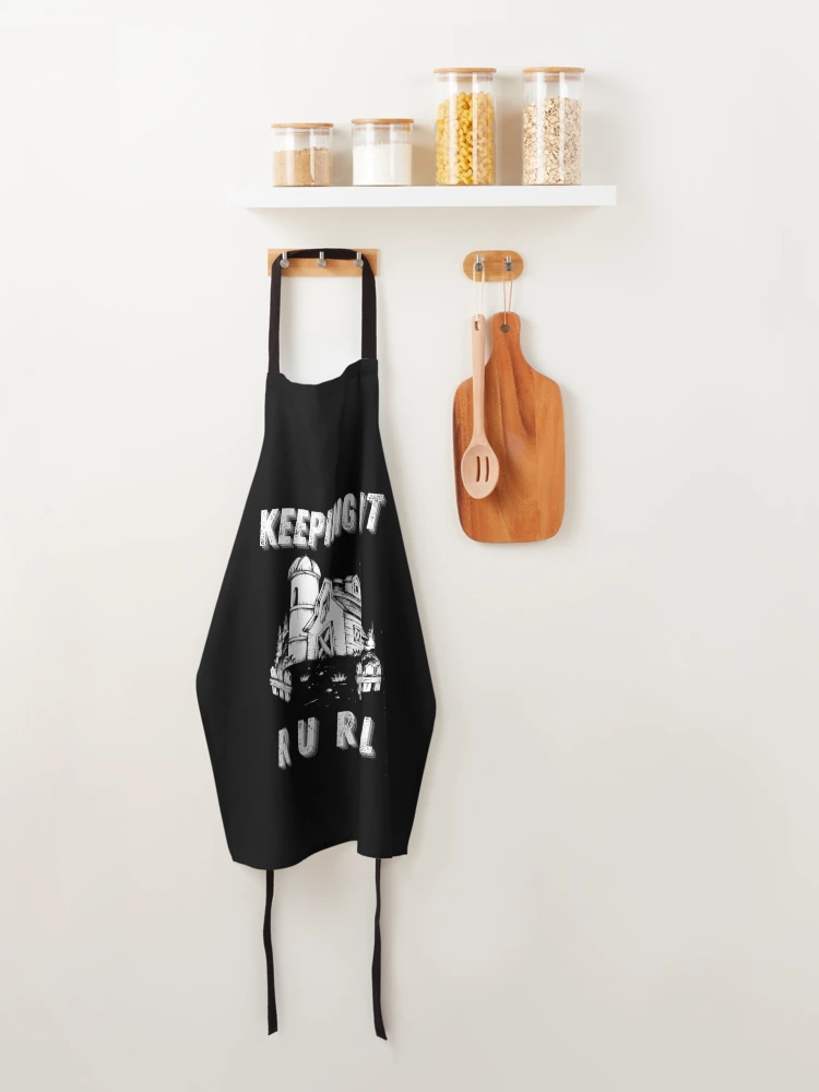 Thumbnail 4 of 6, Apron, Keeping It Rural, Support Farming, Support Local, designed and sold by Sun Sand & Sea Art.