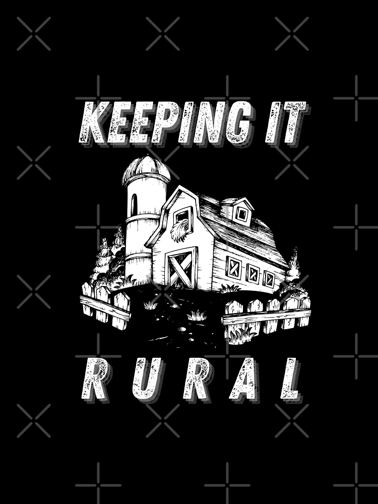 Thumbnail 3 of 3, Scarf, Keeping It Rural, Support Farming, Support Local, designed and sold by Sun Sand & Sea Art.
