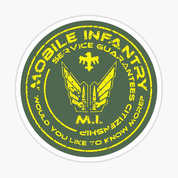 Starship Troopers - Mobile Infantry Patch Sticker