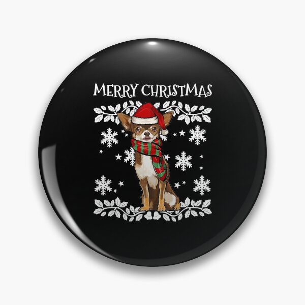 Item preview, Merry Christmas Ornament Brown Chihuahua Xmas designed and sold by EleanorDuncan.