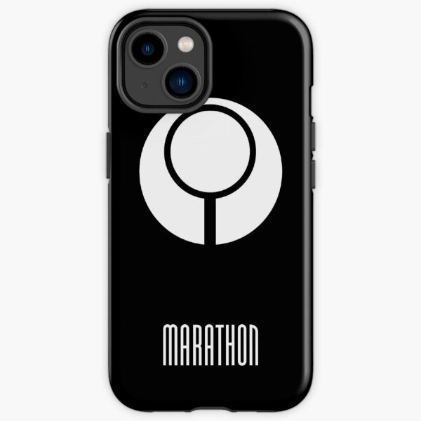 Marathon Logo - White iPhone Tough Case