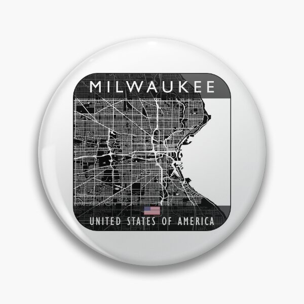 Artikelvorschau, MILWAUKEE KARTE USA entworfen und verkauft von hatimelhag.