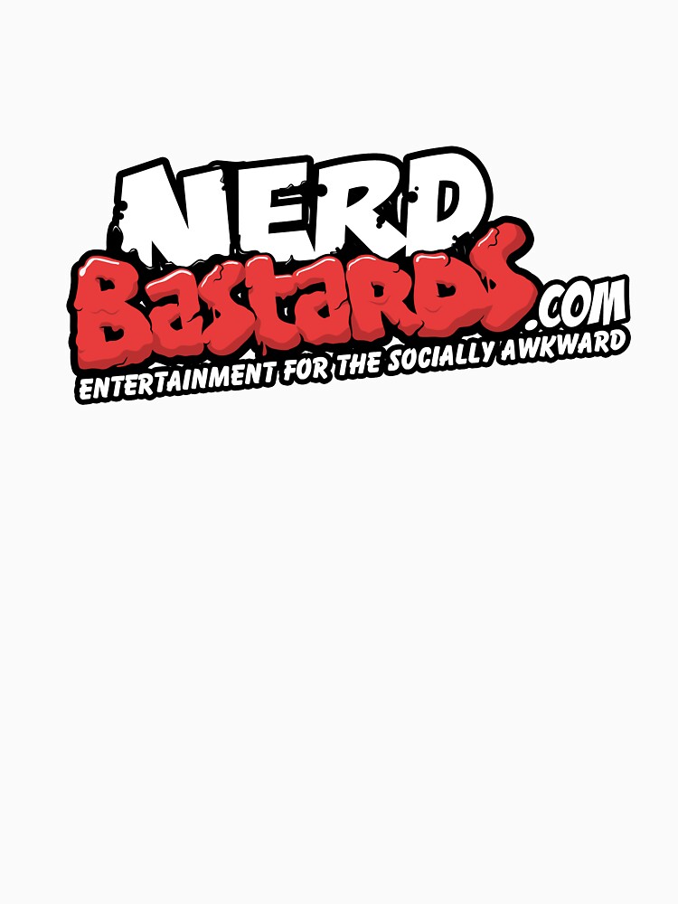 Nerd Bastards.com Logo Tee by nerdbastards