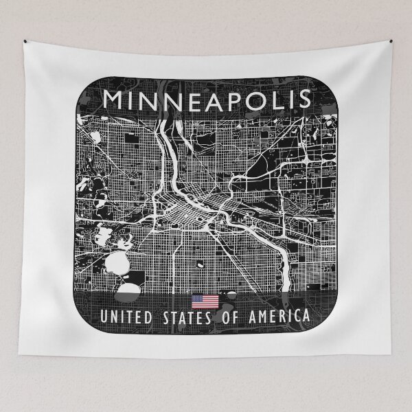 Item preview, MINNEAPOLIS MAP USA designed and sold by hatimelhag.