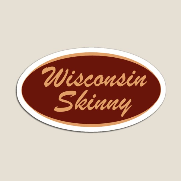 The Original Wisconsin Skinny Logo Magnet