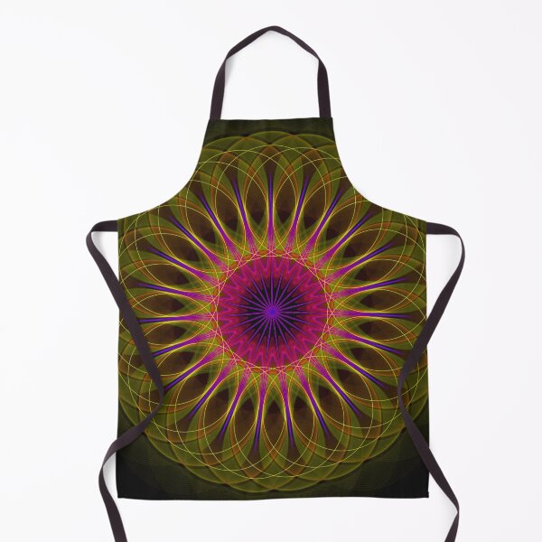 Item preview, Orange Torus Spike Mandala designed and sold by BelAnnGrey.