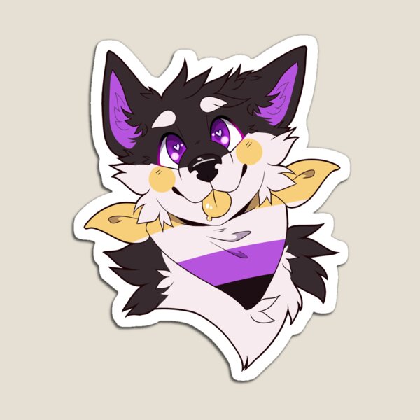 Pride Pack | Non-binary Pride Dog Magnet