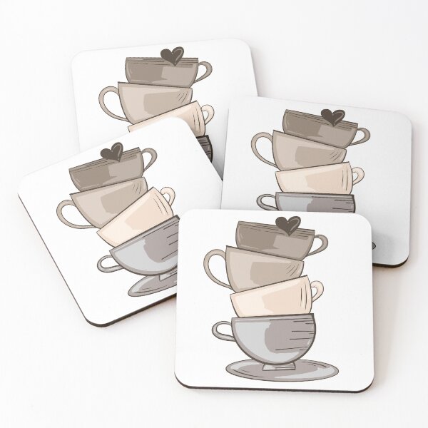 Item preview, Coffee Cups Heart designed and sold by missmann.