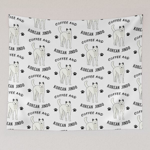 Item preview, Coffee And Korean Jindo - Best Cute And Funny designed and sold by Yaseee.