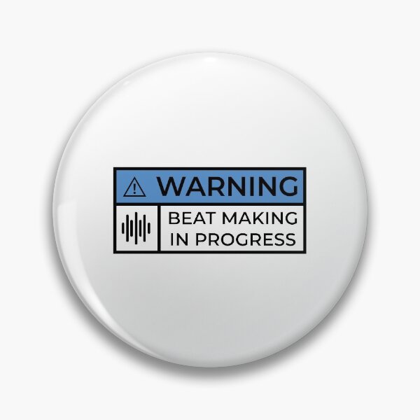 Item preview, Warning Beat Making in Progress designed and sold by sambarloww.