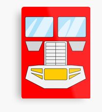 Optimus Prime - Transformers 80s Metal Print