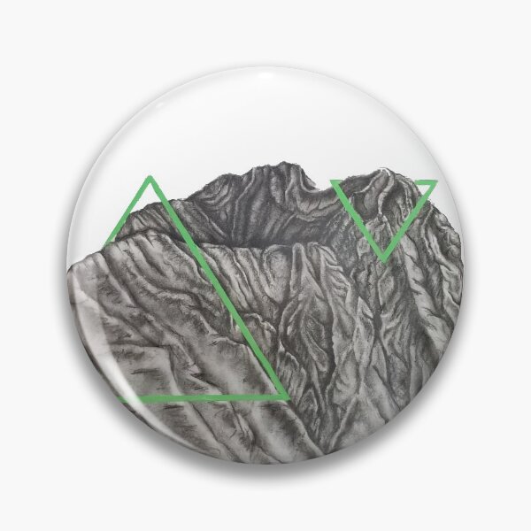 Item preview, Folding Mountain in Green designed and sold by Katherine  Kenworthy.
