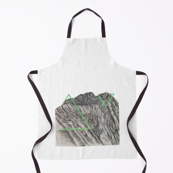 Item preview, Folding Mountain in Green designed and sold by Katherine Kenworthy.