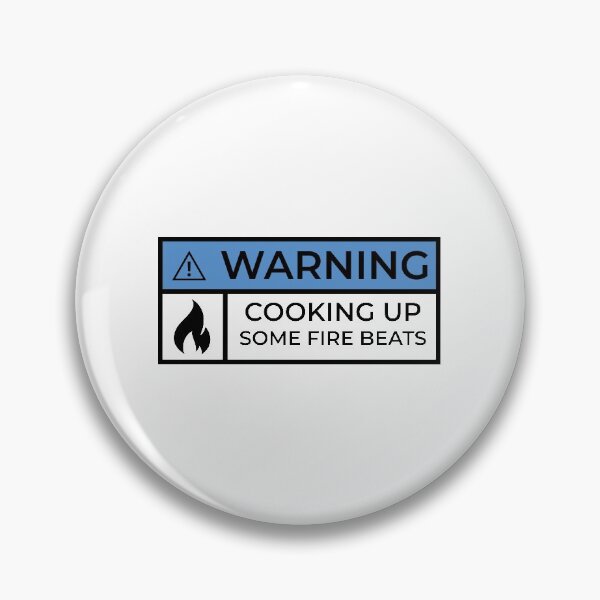Item preview, Blue Warning Beat Making in Progress designed and sold by sambarloww.
