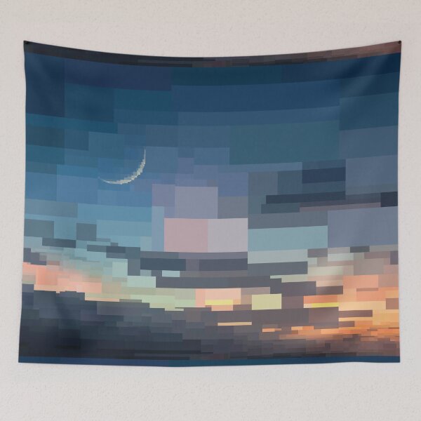 Aperçu de l'œuvre Coucher de soleil géométrique créée et vendue par alexisrg.