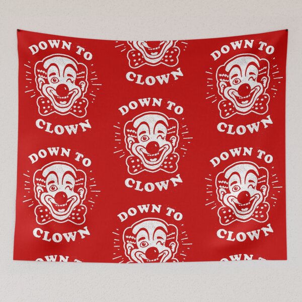 Artikelvorschau, Runter zum Clown entworfen und verkauft von Yipptee Shirts.