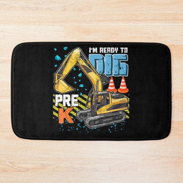 Item preview, I'm Ready To Dig Pre-K Construction Back To School Boys Kids  designed and sold by GerdaShop.