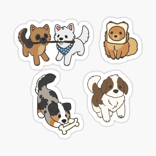 cartoon dog stickers