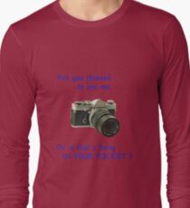 Are you pleased to see me. Sony. Long Sleeve T-Shirt