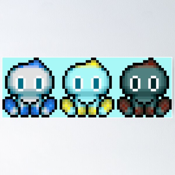 Sonic Advance 2 Hero Chao Perler Bead Pattern, Bead Sprites