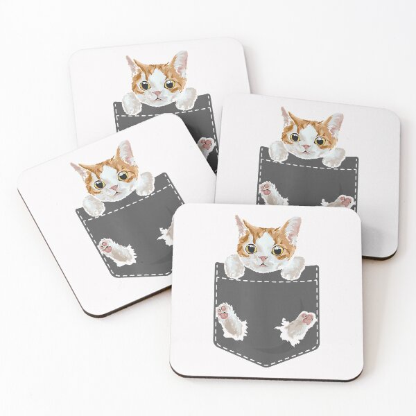 Item preview, Hanging Cat in Pocket Cute Cat Lover T-Shirt designed and sold by tinhpham.