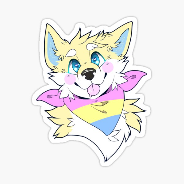 Pride Pack | Pansexual Pride Dog Sticker